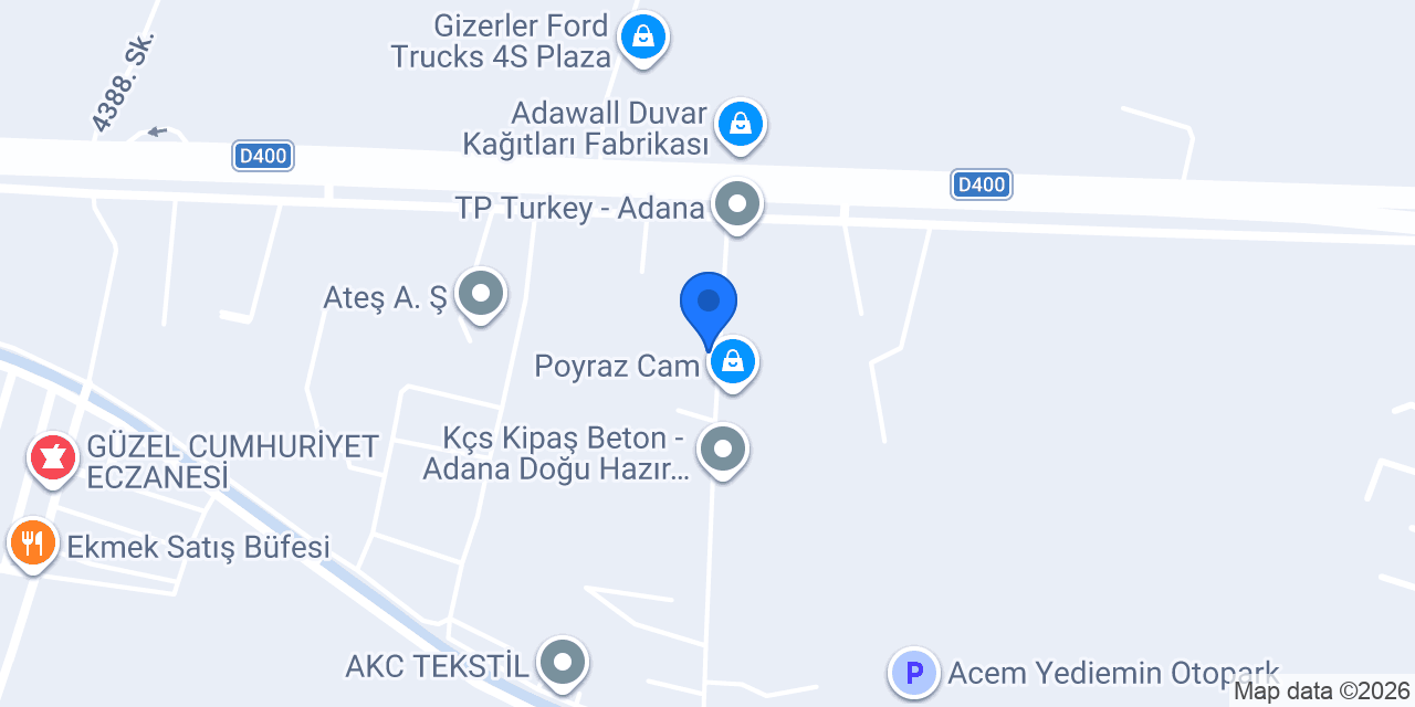 Tepe Tekstil konumu