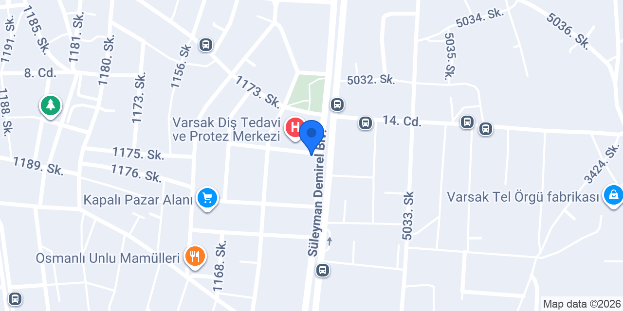 Varsak Güney Eczanesi konumu