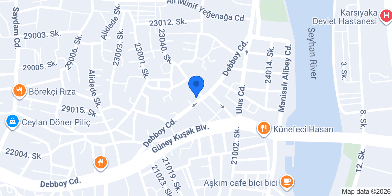 KDR YEDEK PARÇA konumu