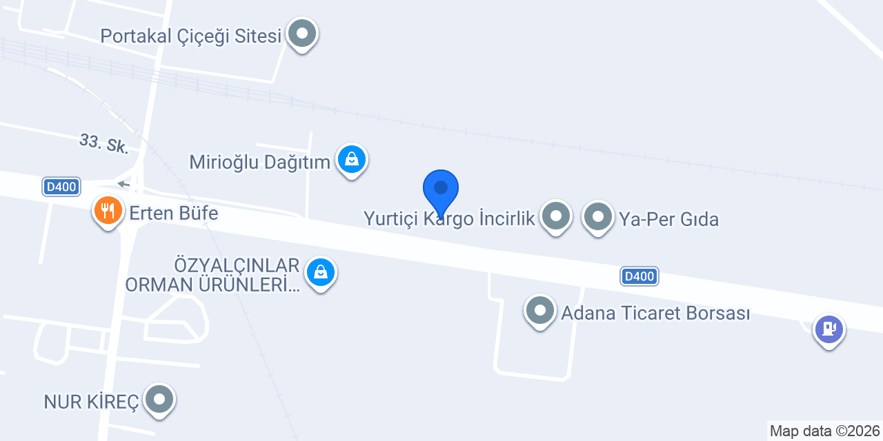 Mobak Un Fabrikası Adana konumu