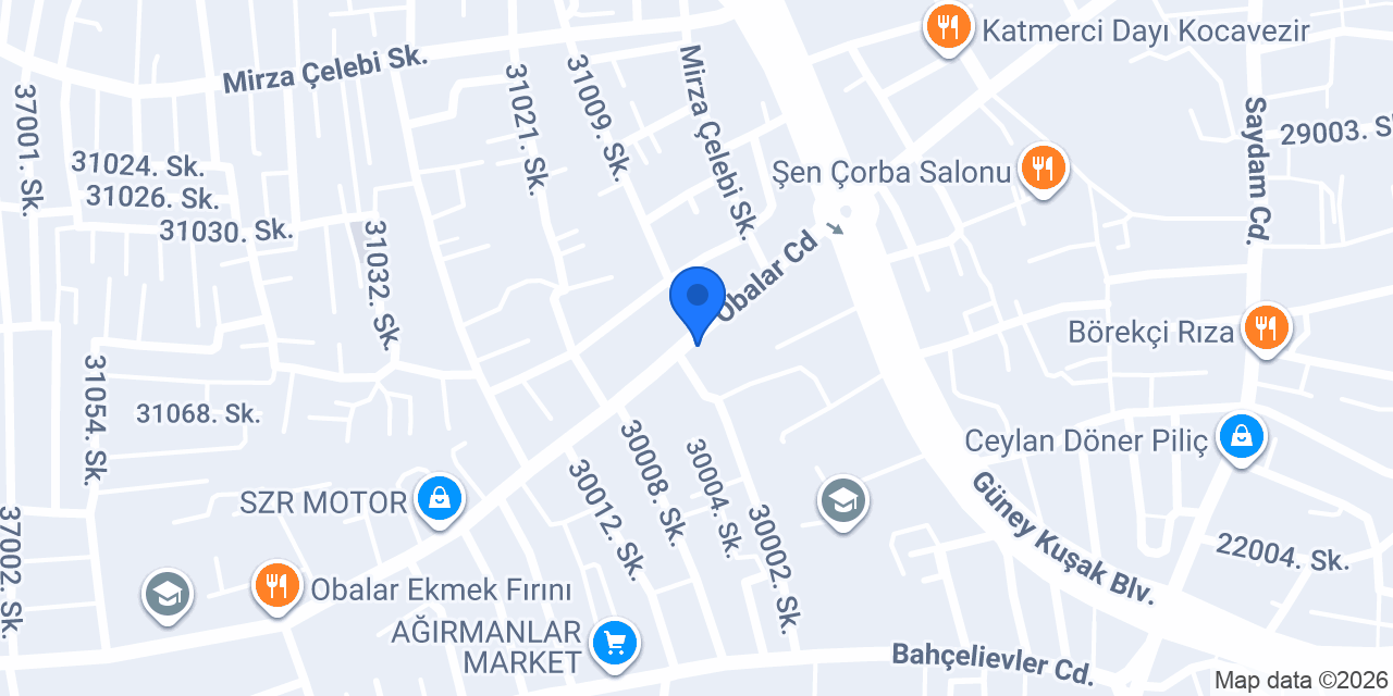 Yağmur Et-Tavuk-Mangal konumu