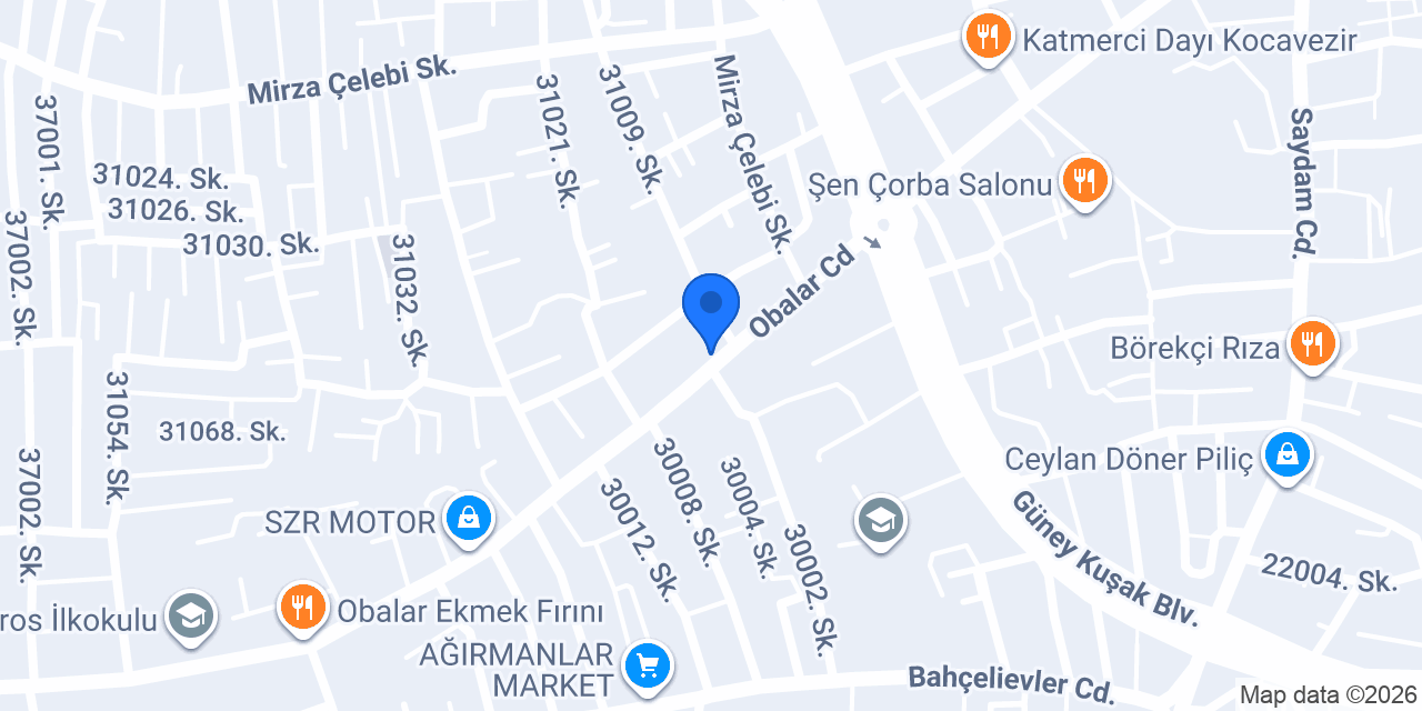 EMİRA RENTACAR konumu