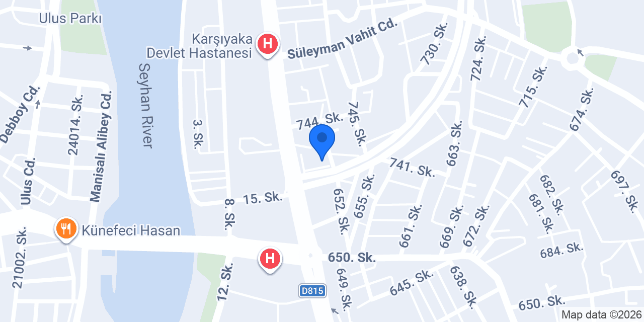 Özel Erfidan Sürücü Kursu konumu