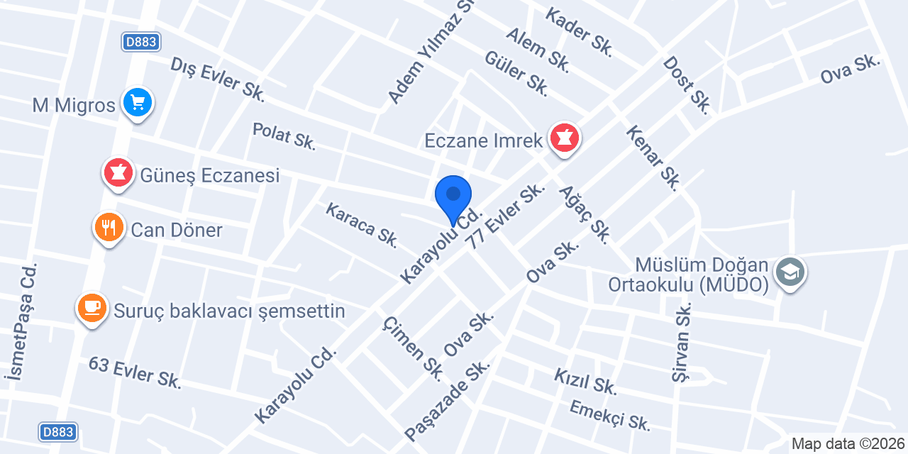 Barış Otomotiv konumu