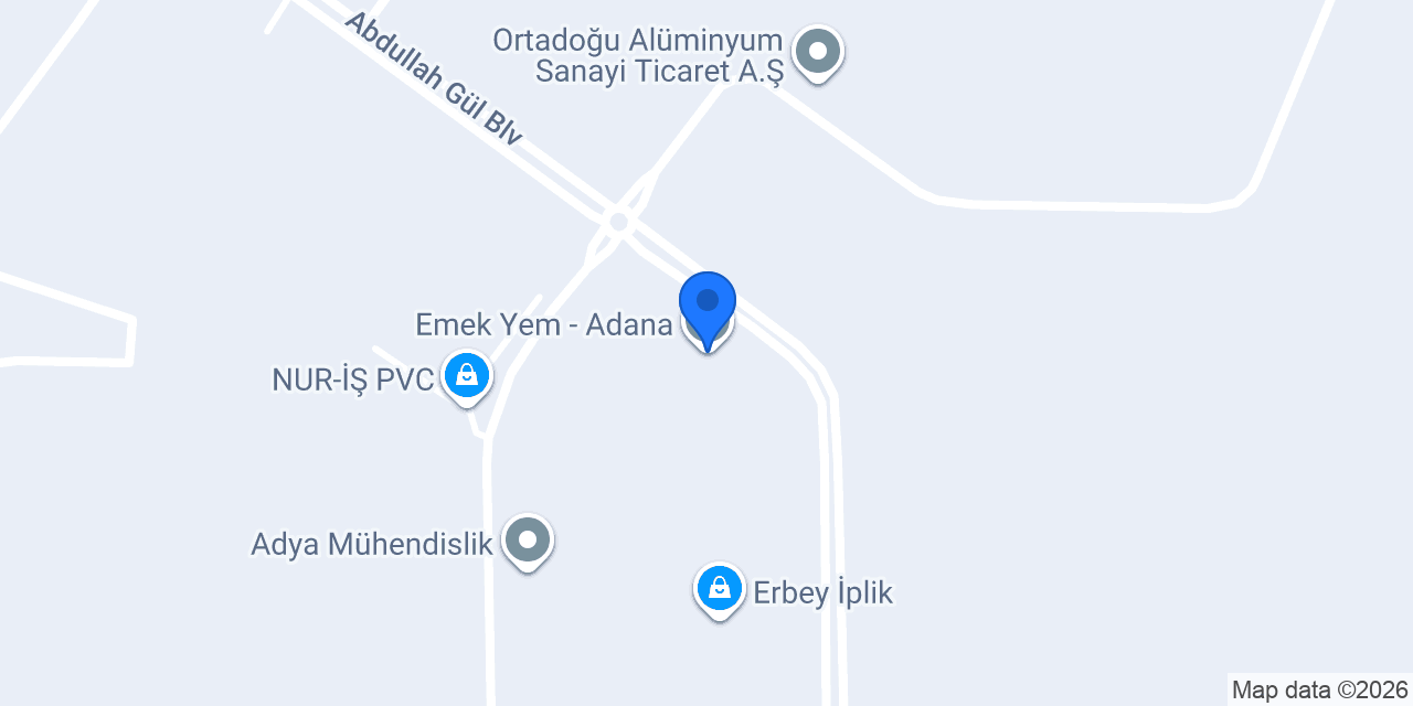 Emek Yem - Adana konumu