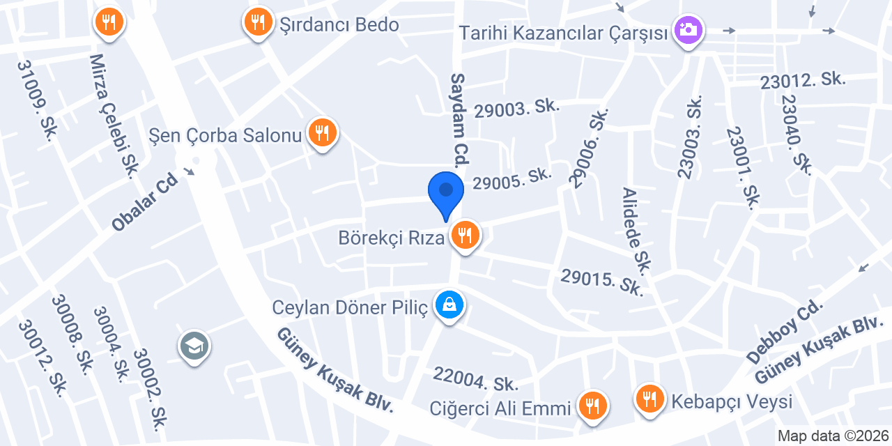 Devran Sürücü Kursu konumu