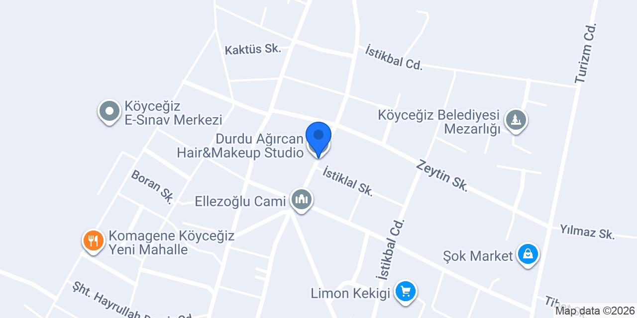 Durdu Ağırcan Hair&Makeup Studio konumu