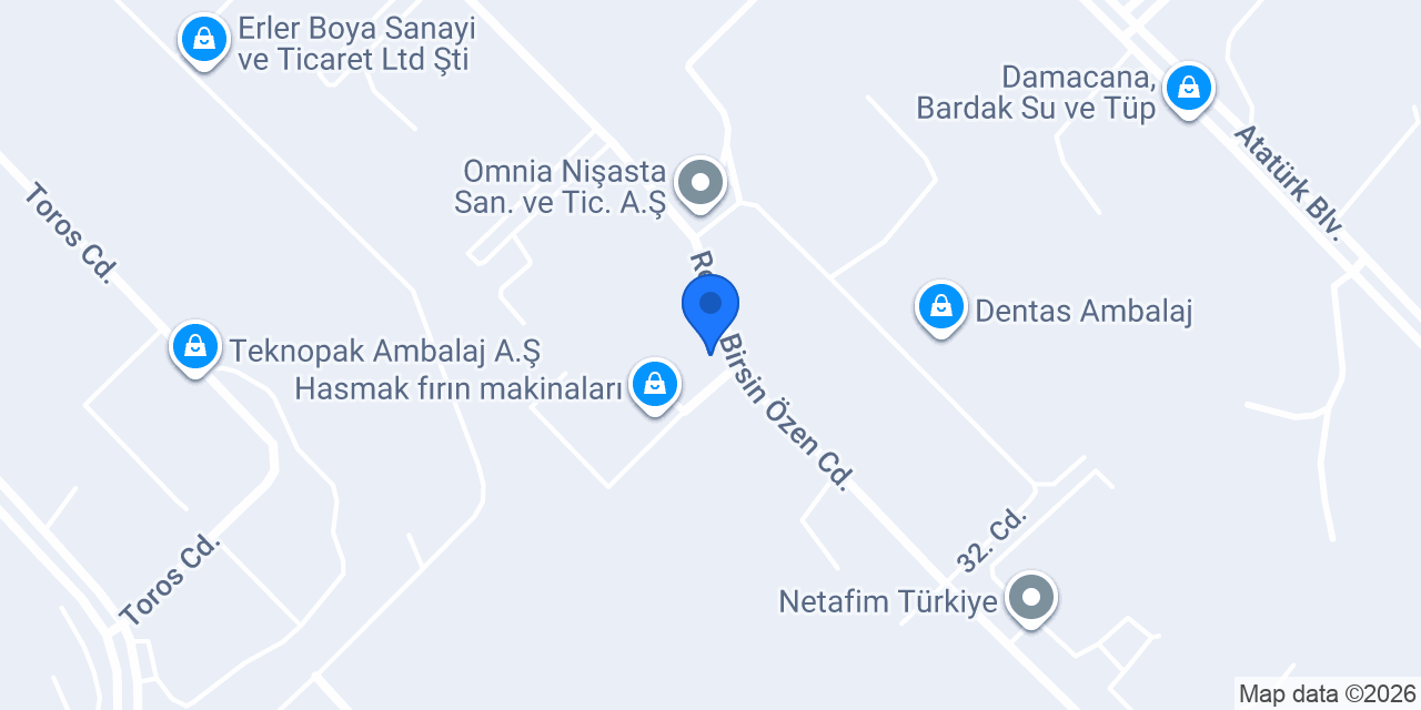 Parlak Boya konumu