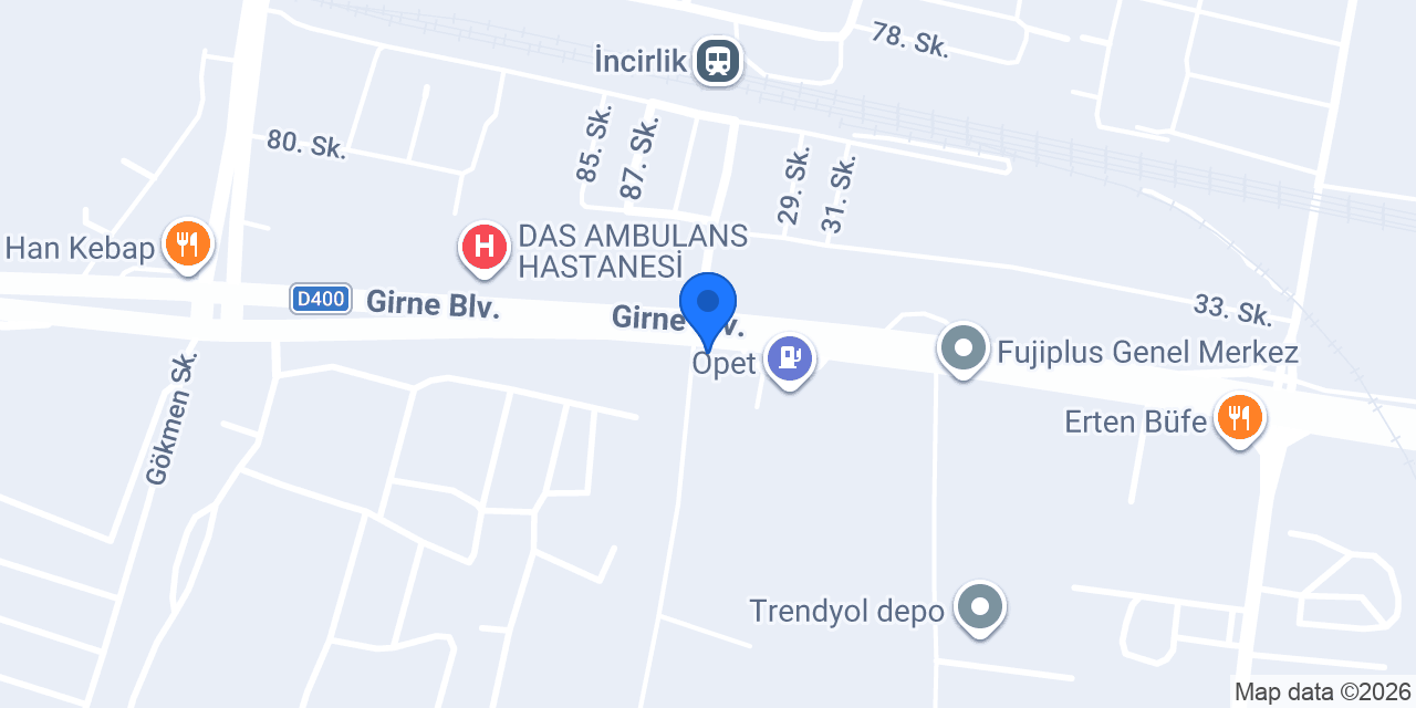 Asmetsan Makina San. Tic. Ltd. Şti. konumu