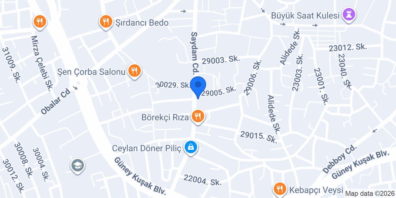 Uçar Kuyumculuk konumu