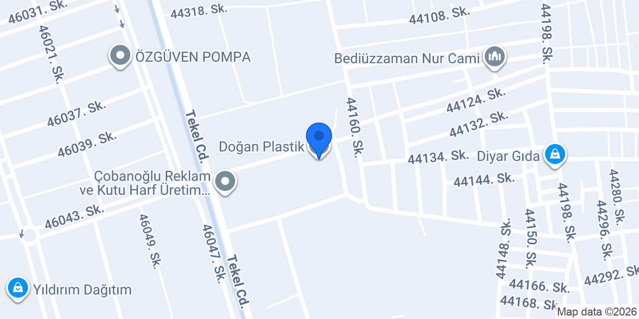 Doğan Plastik konumu