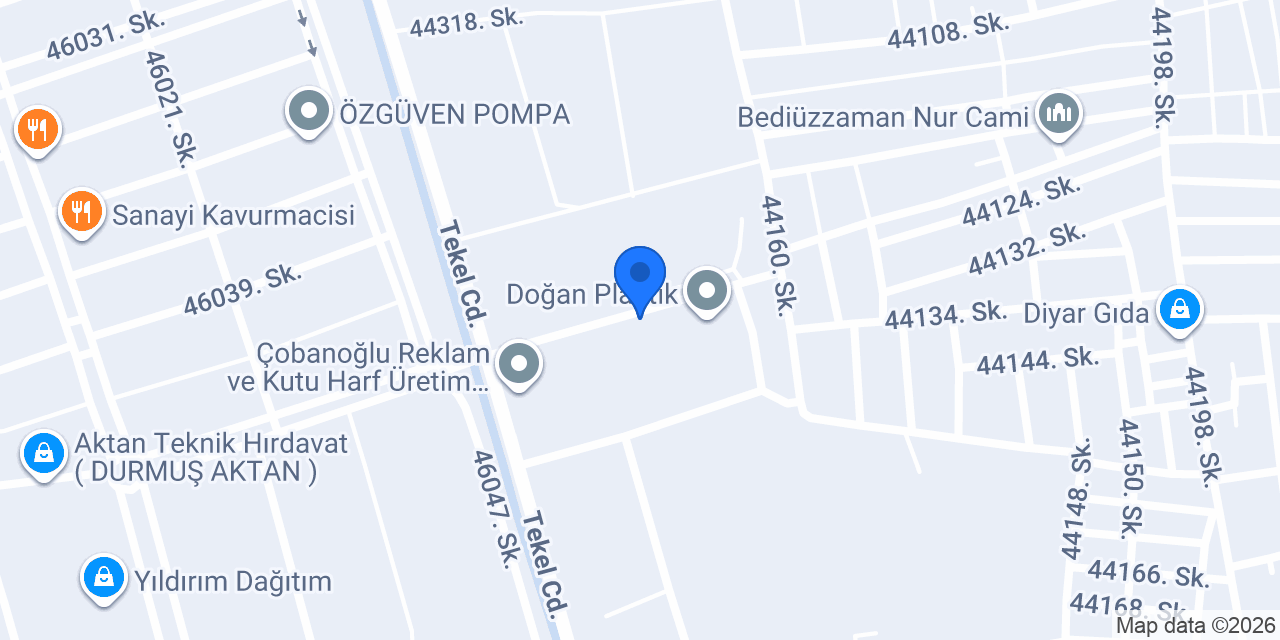 Eser Kozmetik konumu