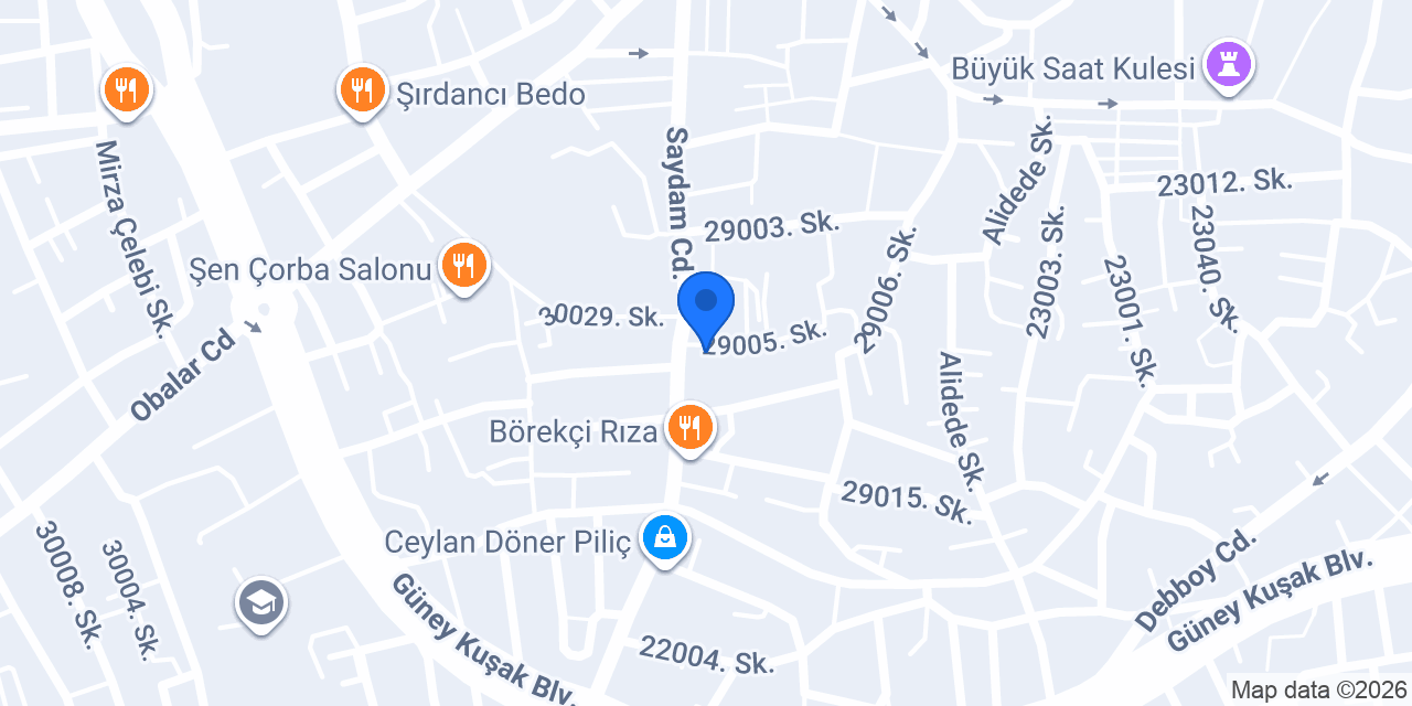 Hallaçoglu Kebap konumu