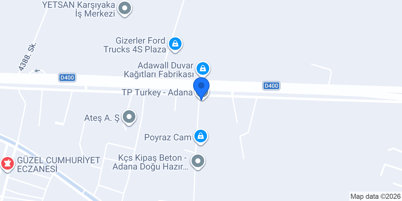 TP Turkey - Adana konumu