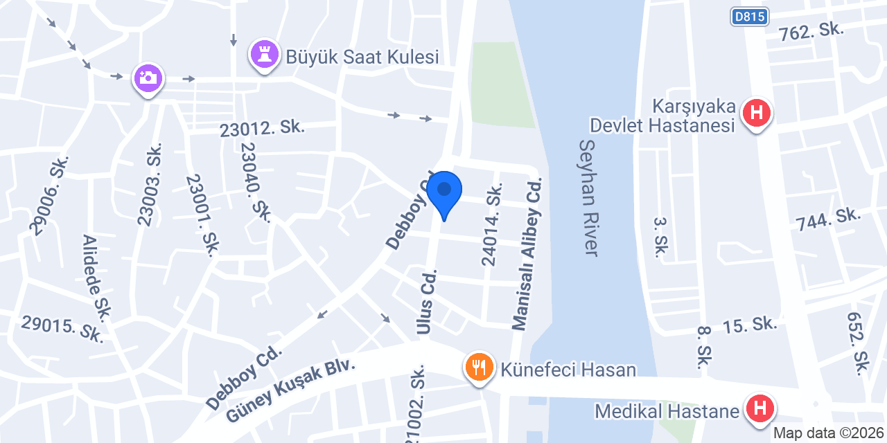 Eski Vilayet Veteriner Kliniği konumu