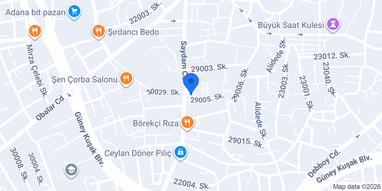 Özkardelen Çiçekçilik konumu