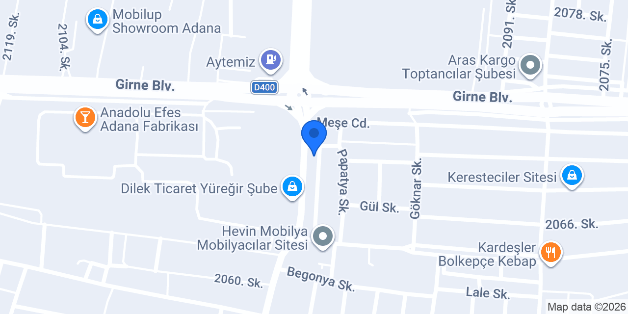 Paşa Mobilya | ASHLEY Adana konumu