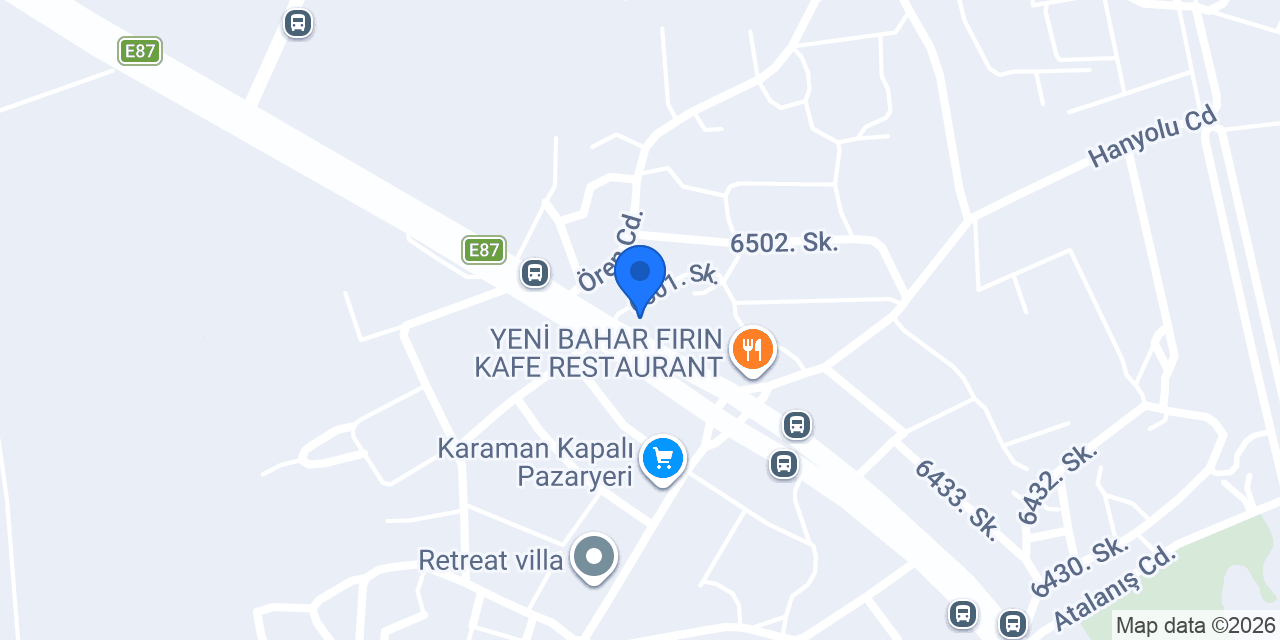 Furkan Büfe Kafeterya konumu