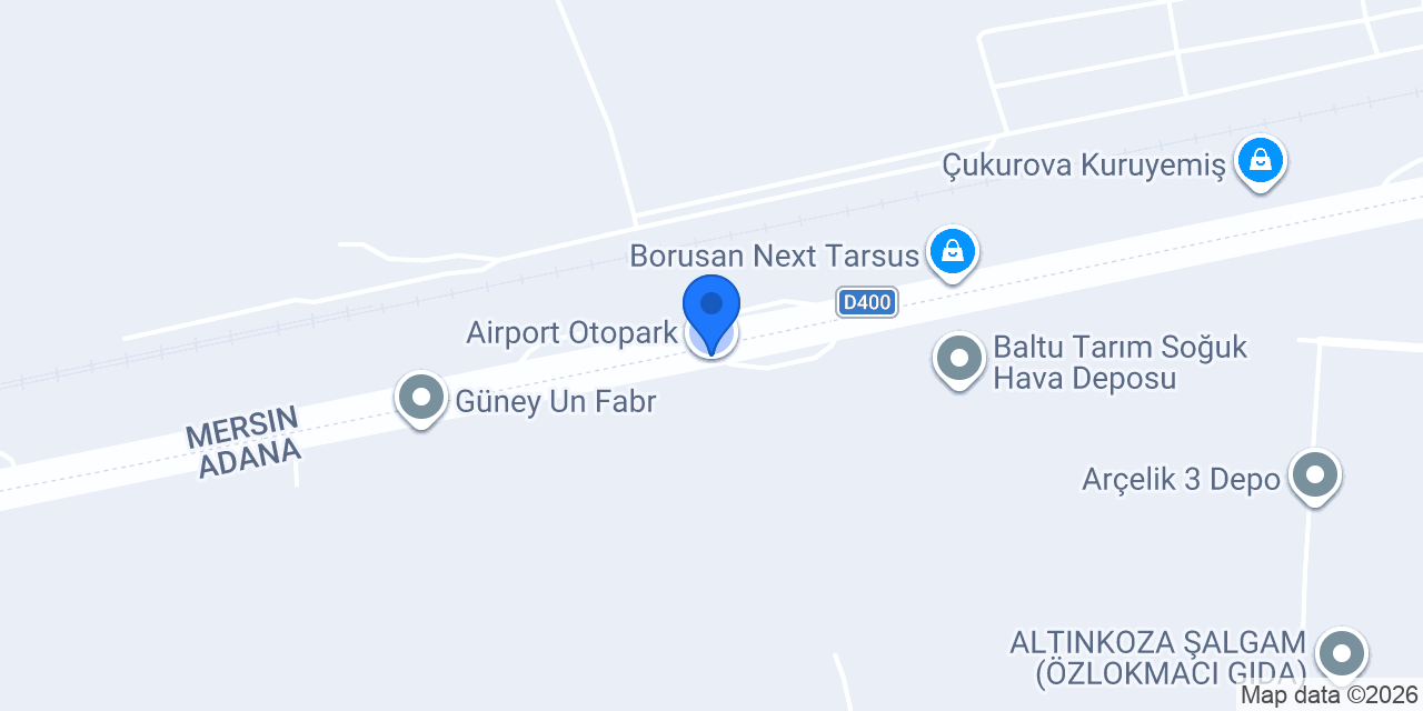 Airport Otopark konumu