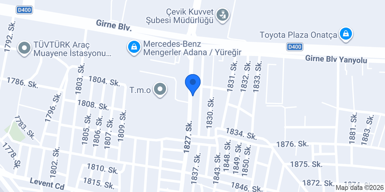 Andaç Ticaret konumu