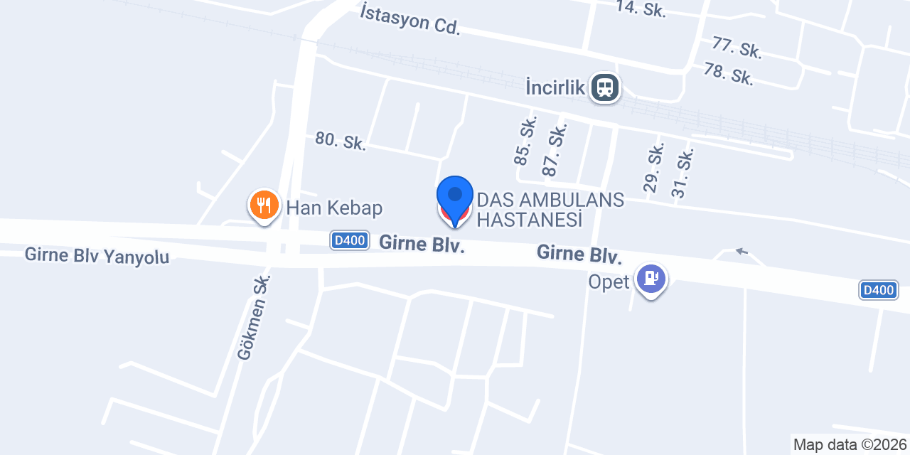 DAS AMBULANS HASTANESİ konumu