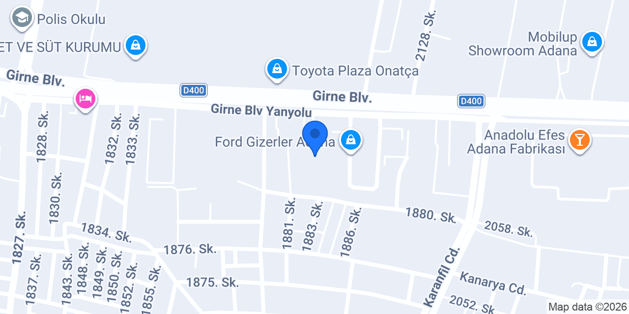 UZAY KOLEJi Yüreğir Kampüsü konumu