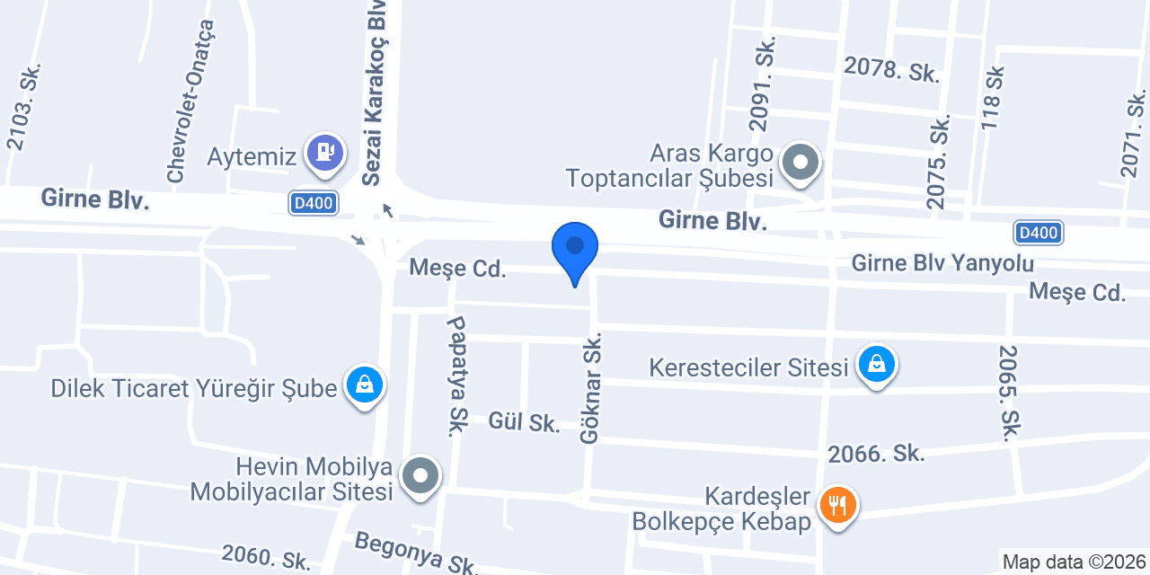 TEB Adana Mobilyacılar Şubesi konumu