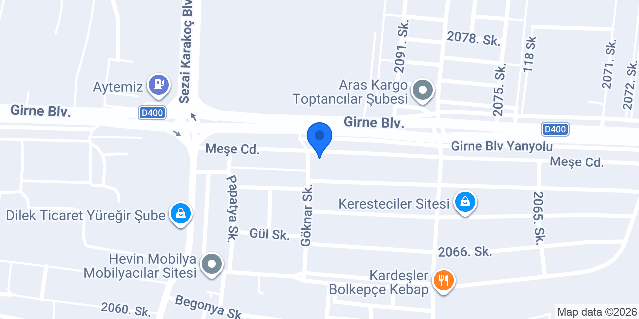 Eryalçın Orman Ürünleri konumu