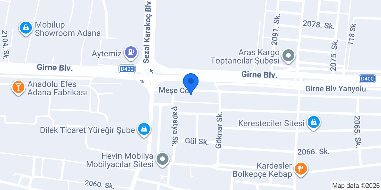 Garanti BBVA Mobilyacılar Sitesi Şubesi konumu