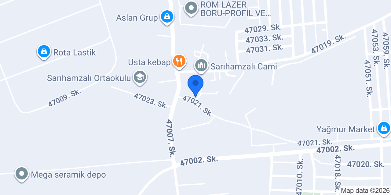 Sena Mobilya Pen konumu