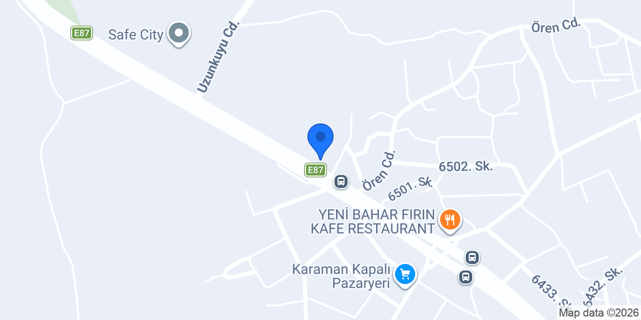 Düzlerçamı Ekmek Fırını konumu