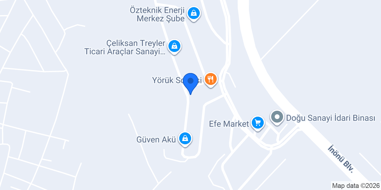 Kerimoğlu Makina konumu