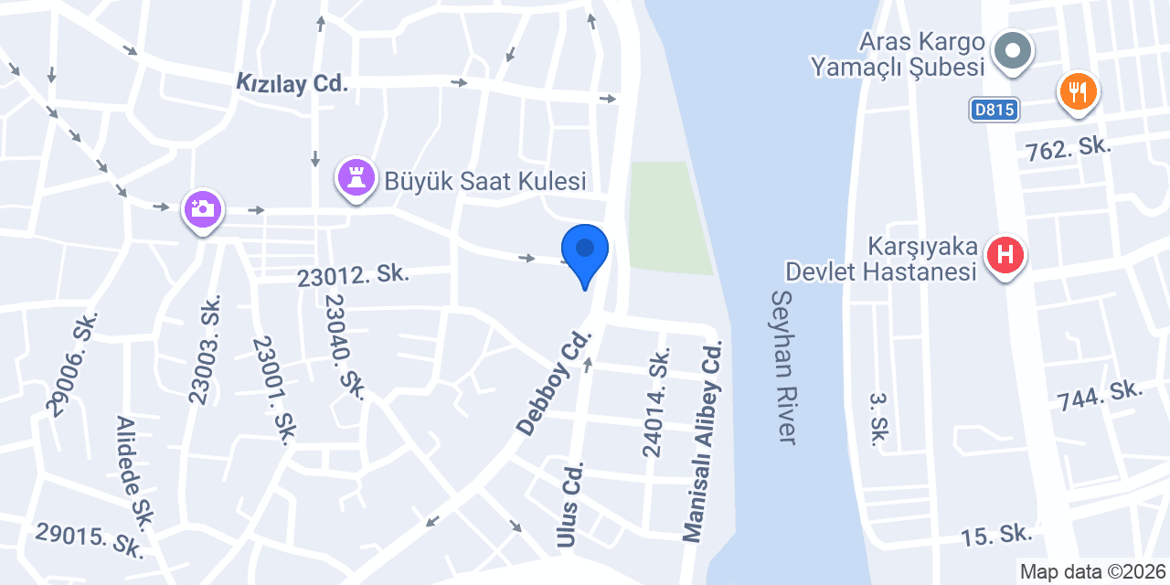SEYHAN KAYMAKAMLIĞI konumu