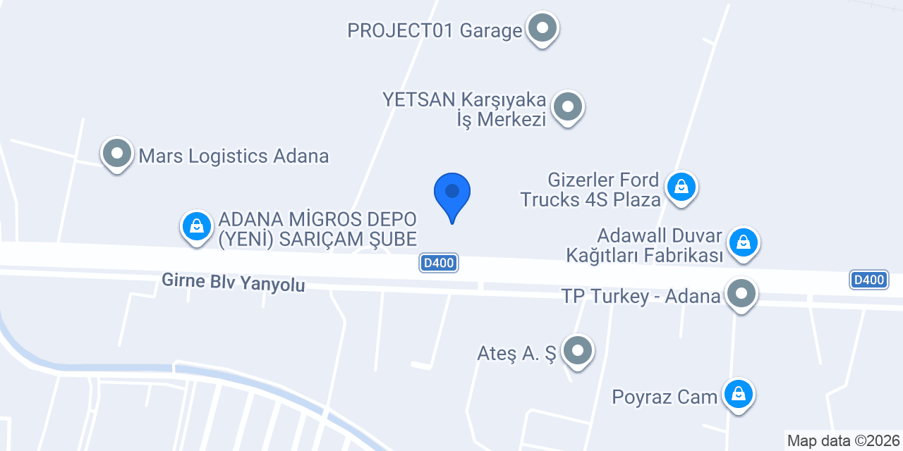 BT YEDEK PARÇA konumu