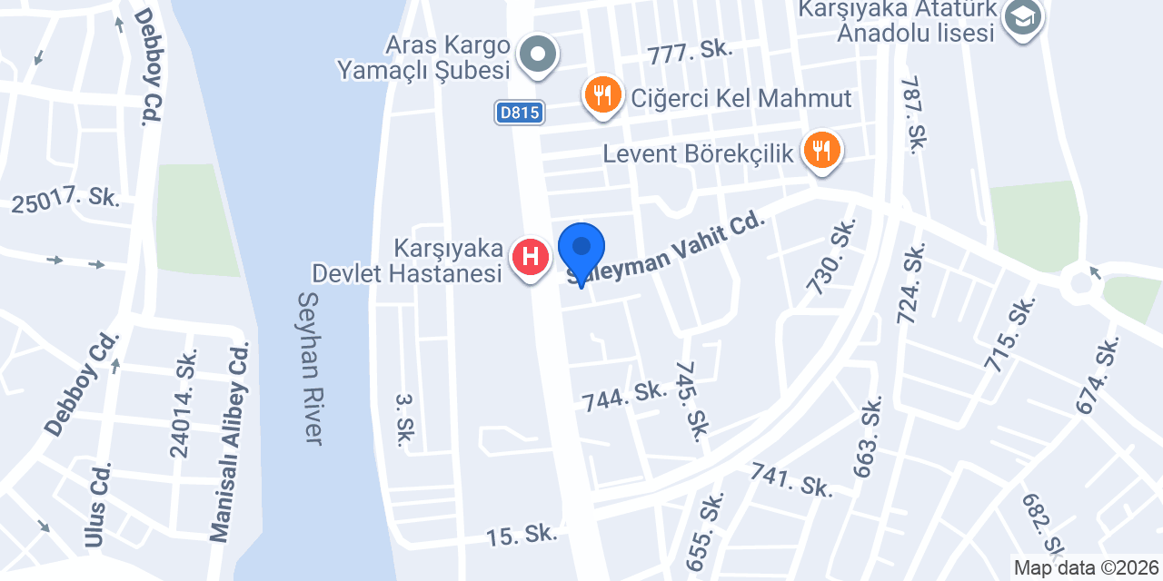 Dağyar Otomotiv konumu