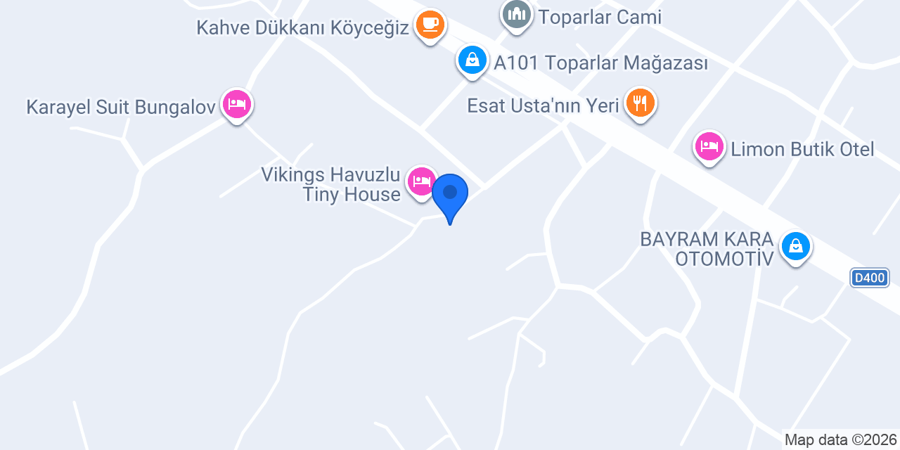 As Bungalov Maça Evi konumu