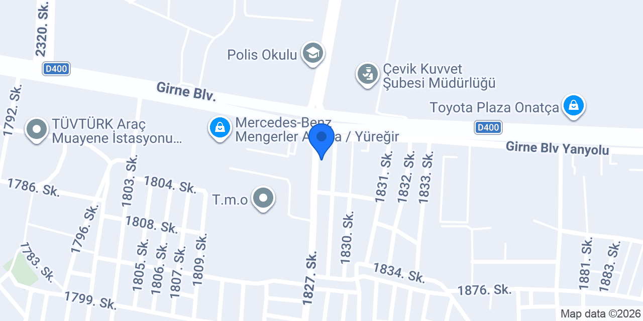 Umut oto aksesuar konumu