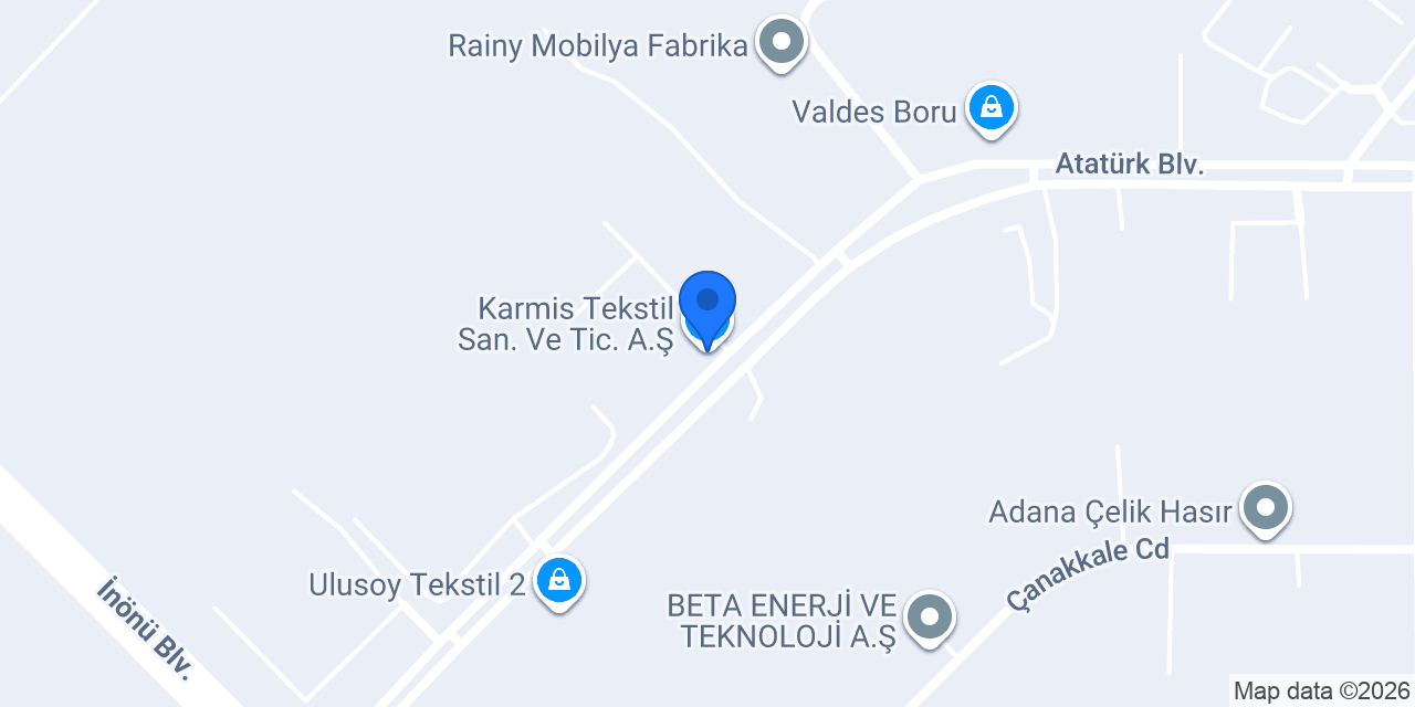 Karmis Tekstil San. Ve Tic. A.Ş. konumu