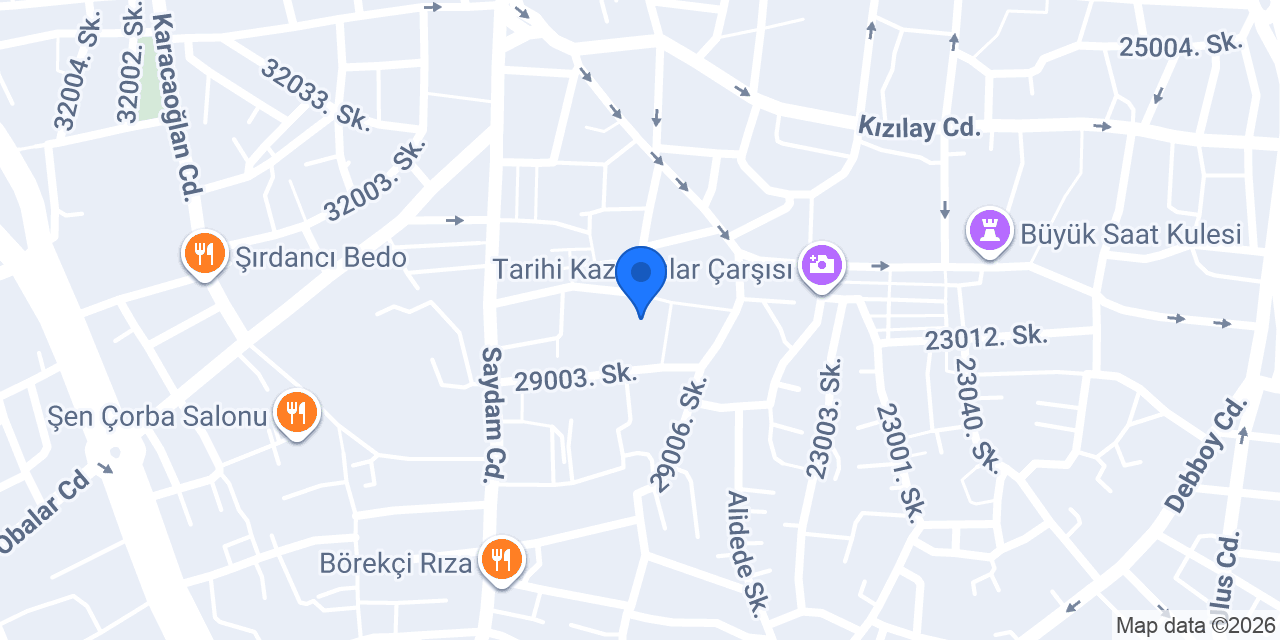 saray çiçekçilik konumu