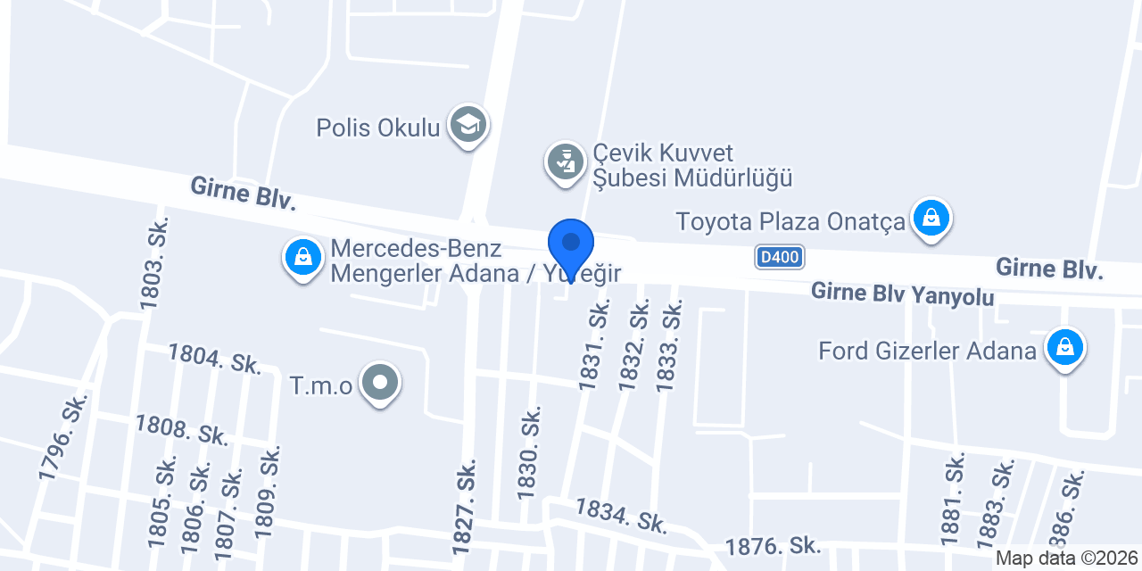 TAKSİ ADANAVA konumu
