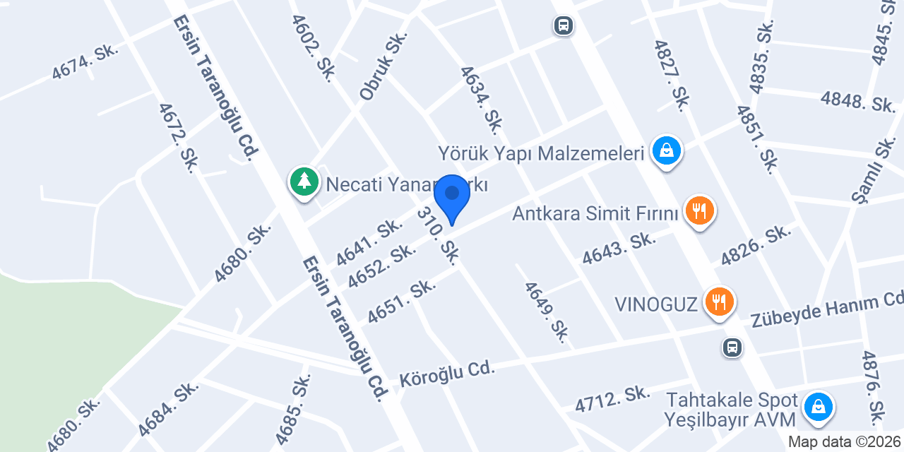Özel Çetin Tabiat Anaokulu konumu
