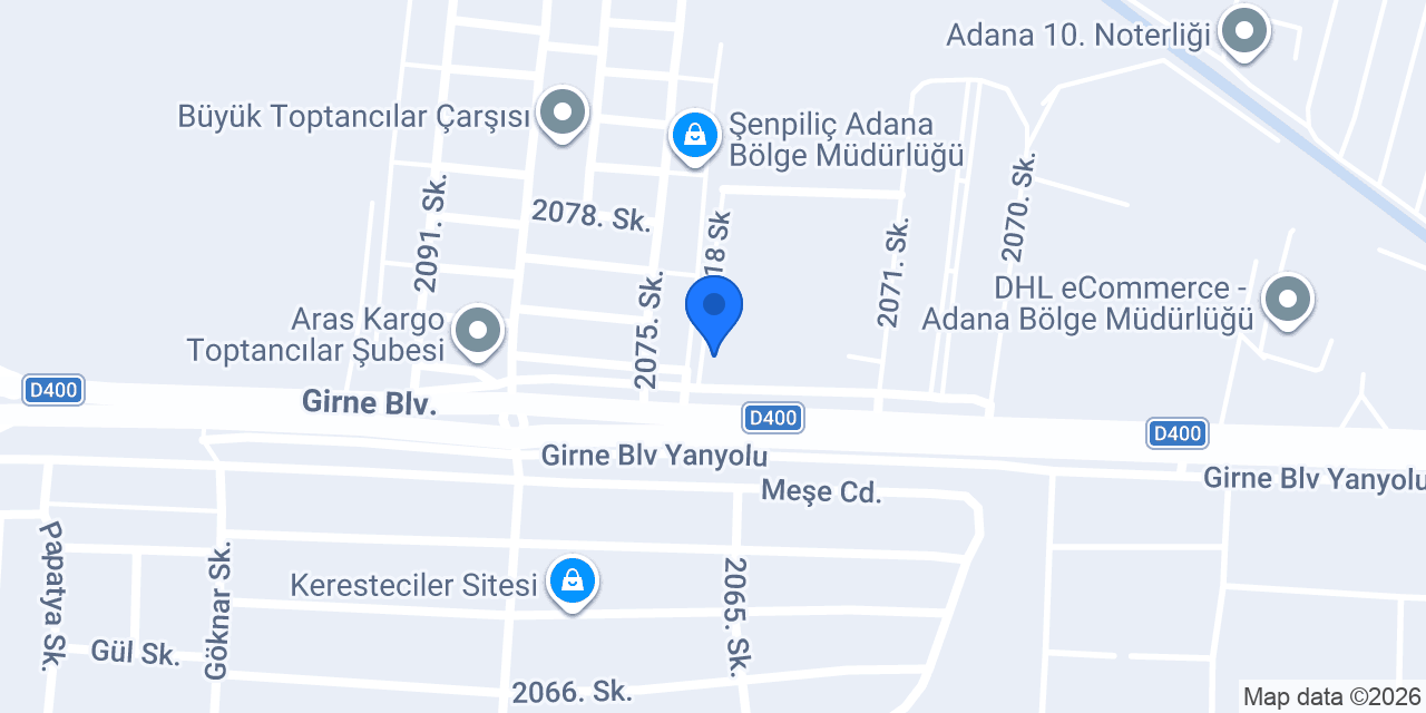 Üçel Gıda konumu