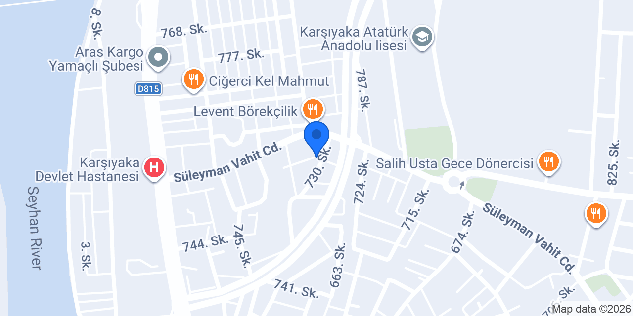 Adana Boya Ustası konumu