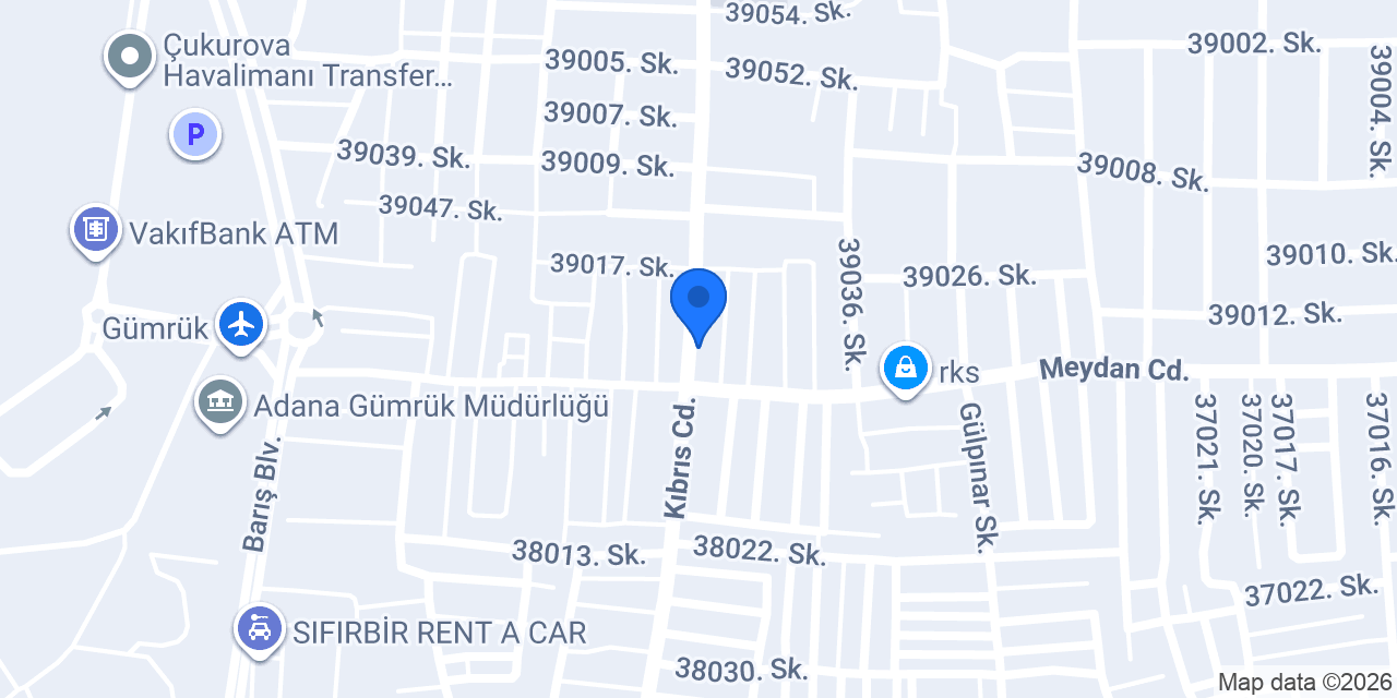 Vodafone Cep Merkezi konumu