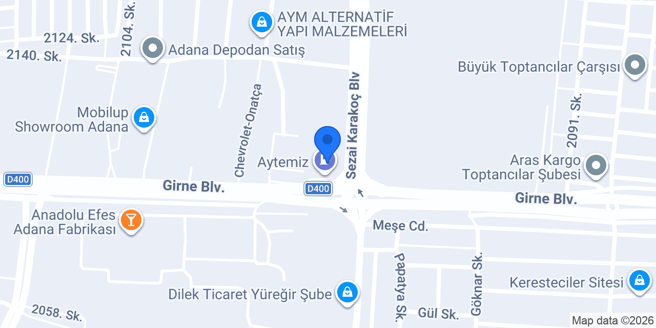 A.G.K LASTİKÇİLİK konumu