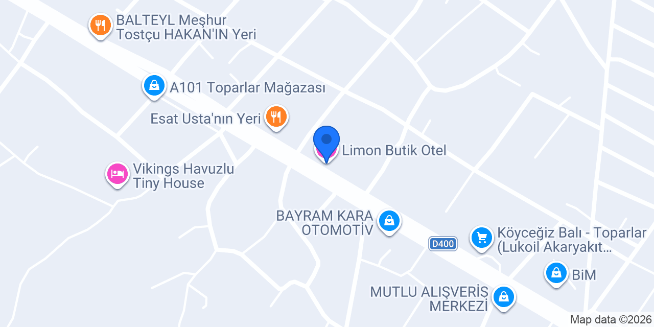 Limon Butik Otel konumu