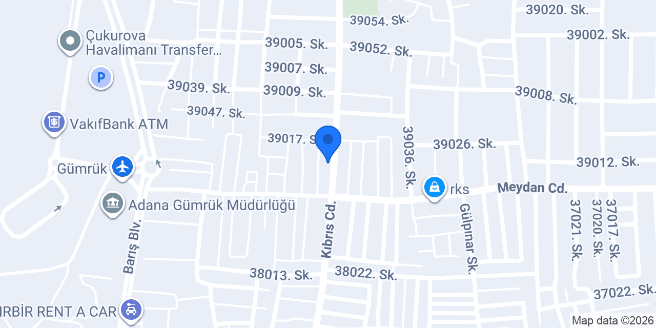 ELBERAKA ERKEK TERZİSİ konumu