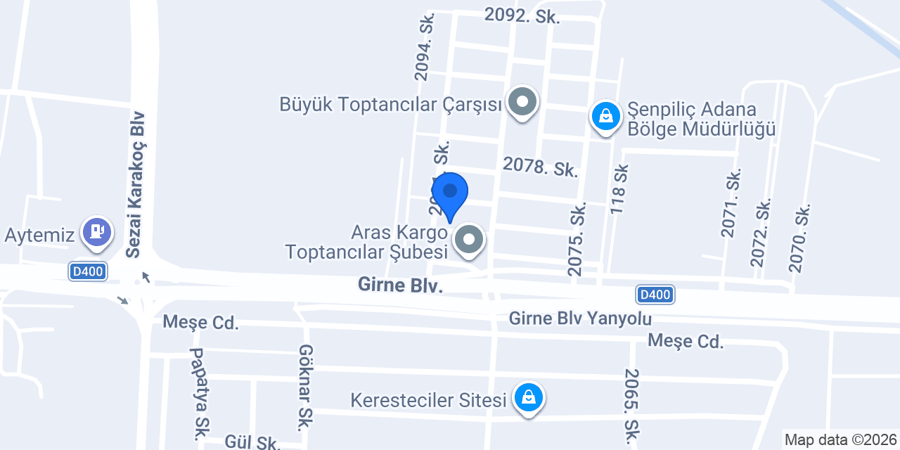 SRG MOBİLYA konumu