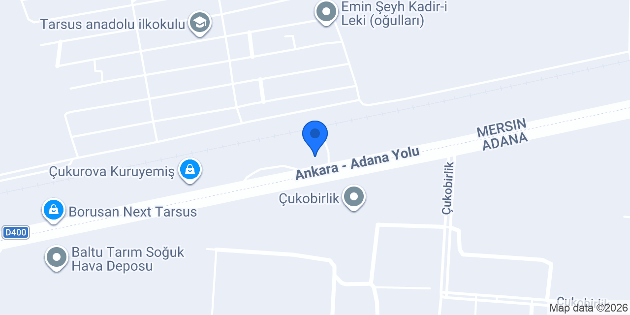 KÖSEOĞLU KÜKÜRT ZİRAİ İLAÇ LTD. ŞTİ. konumu