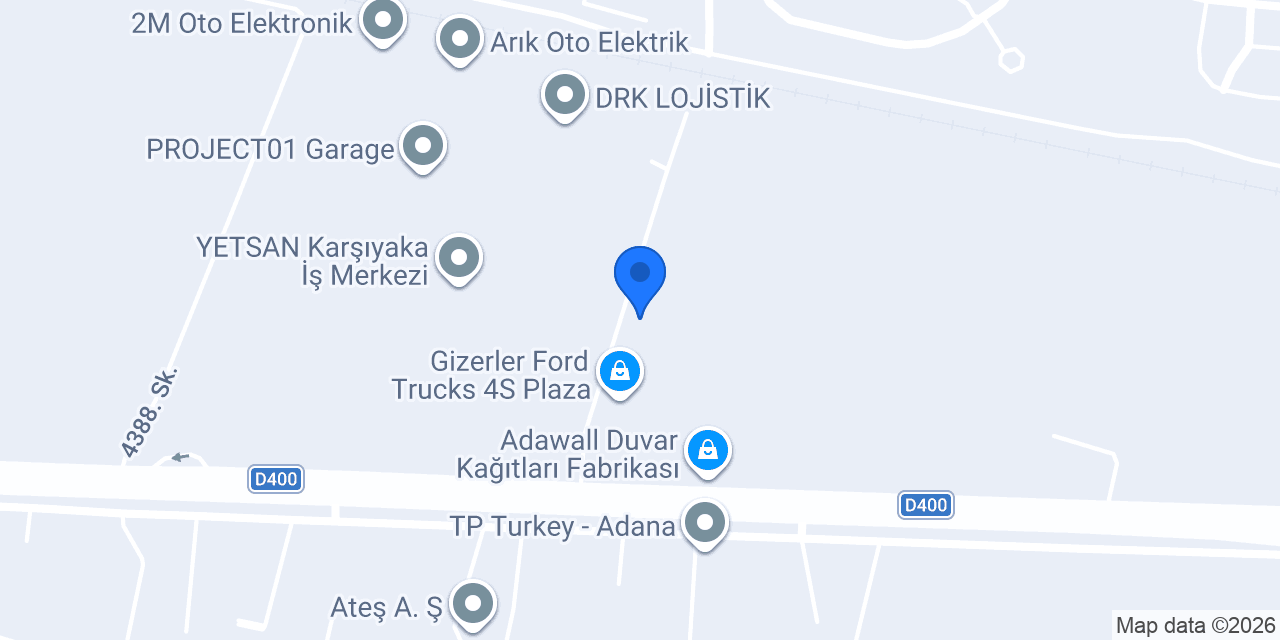 Otokar Gizerler Otomotiv konumu